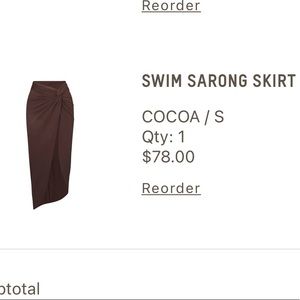 SKIMS swimwear size small